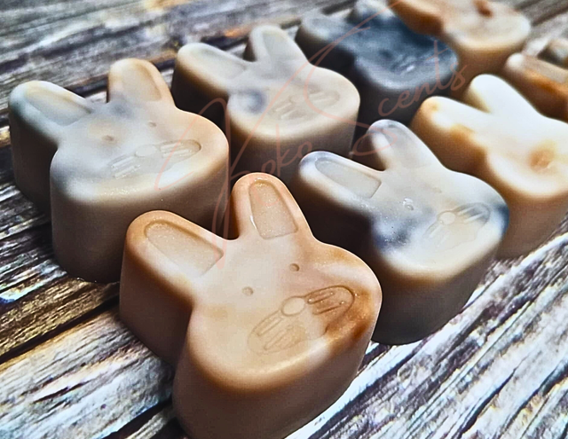 Chocolate Cookie Sandwich Bunny Wax Melt Shape