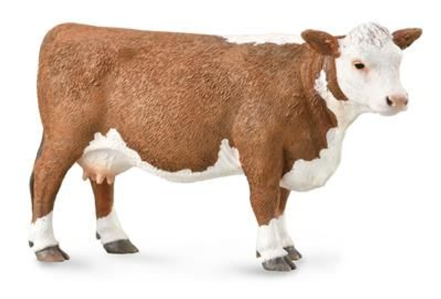 CollectA 88860 vache Hereford marron 