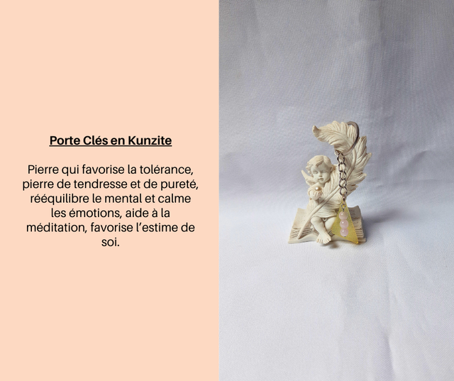 18- Porte Clés en Kunzite