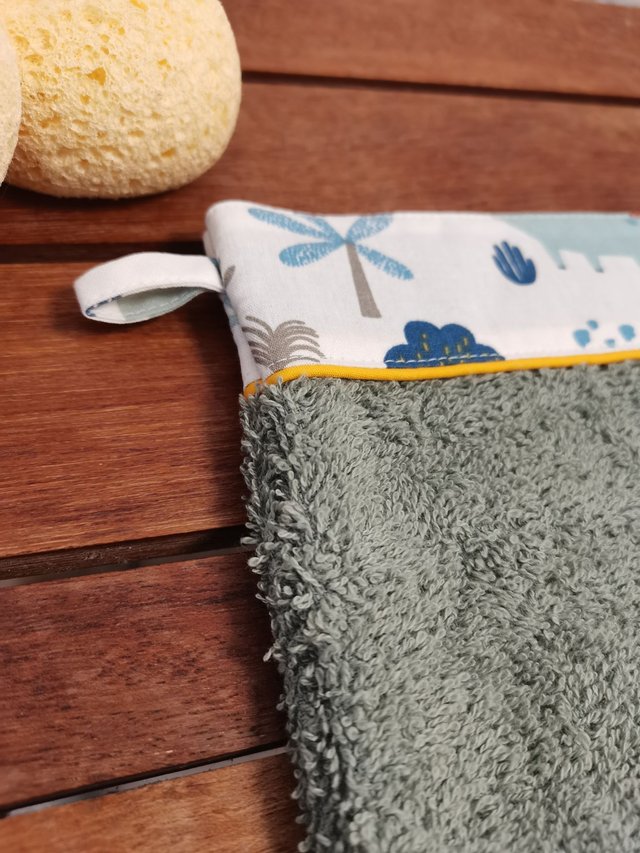 Gant de toilette Dino Sauge