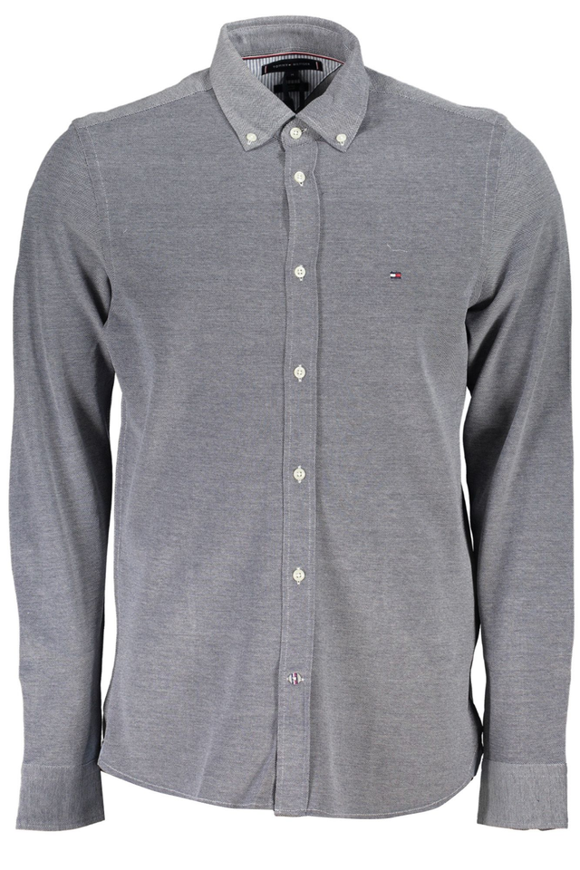 TOMMY HILFIGER CAMICIA MANICHE LUNGHE UOMO BLU