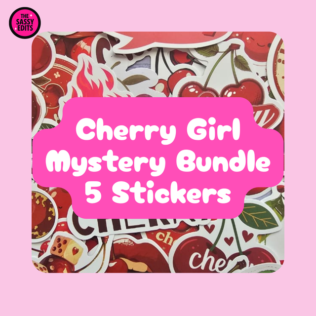 Cherry Mystery Sticker Bundle – 5 Pack