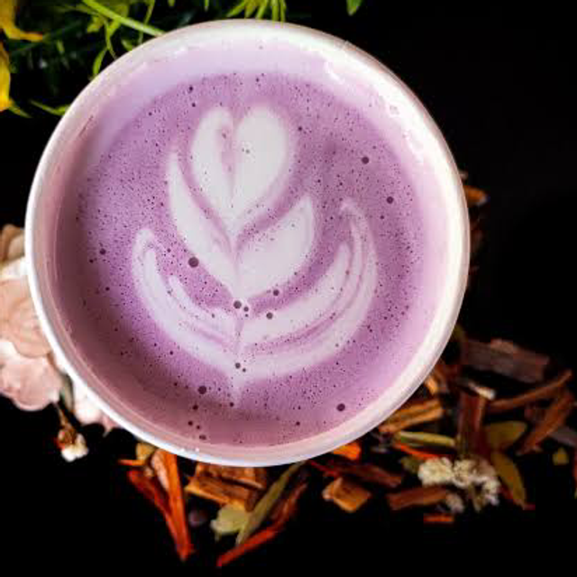 Ube/pueple yam latte