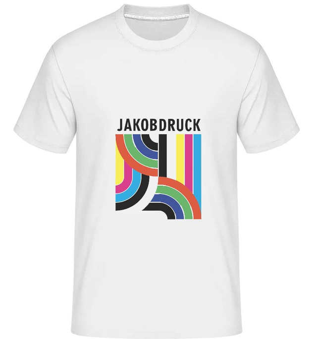 T-Shirt schwarz / weiss, Digitaldruck, 1-5 Stücke