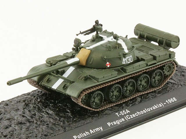 T-55A, Polish Army, Prag 1968