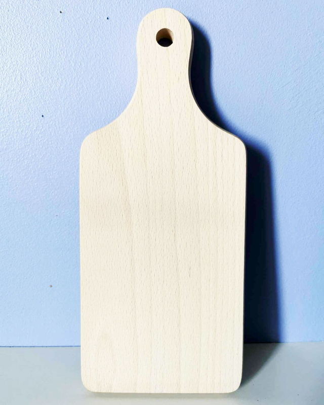 Planche à découper 26 x 11 x 1,5 cm personnalisable