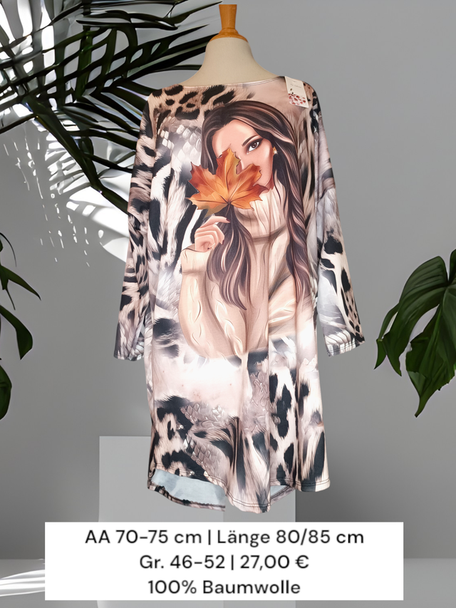 Motiv Langarmshirt Gr. 46-52