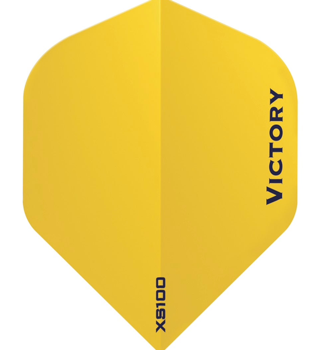 VICTORY DARTS XS100 YELLOW EXTRA STRONG FLIGHTS
