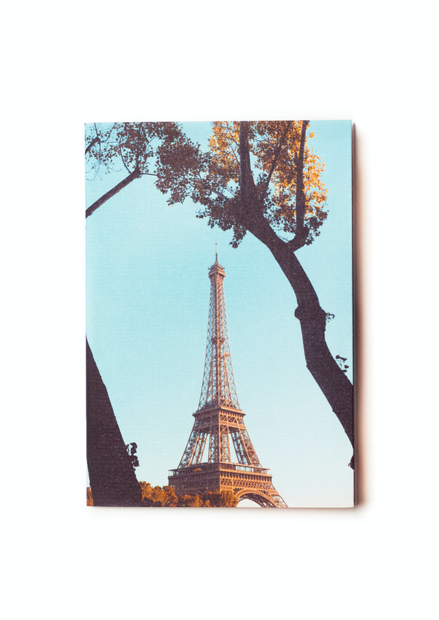 Carnet de notes format poche A6 -  &quot;Tour Eiffel #1&quot; - 48 pages blanches