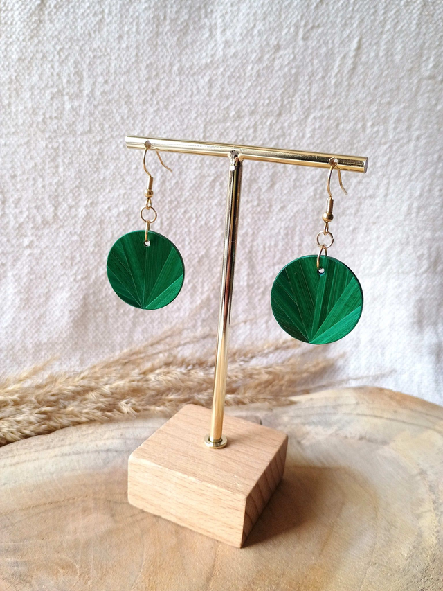 Boucles d'oreilles SIMPLE Éventail