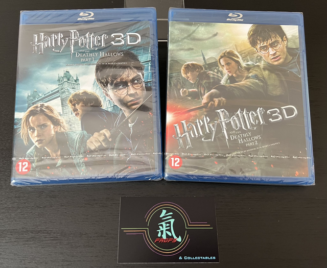 Blu-Ray 3D : Harry Potter And The Deathly Hallows Part 1 &amp; 2 * New *