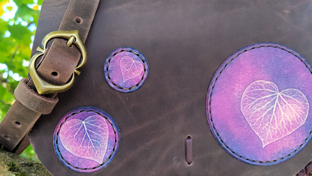 Sac taille M- Coeur de Lierre