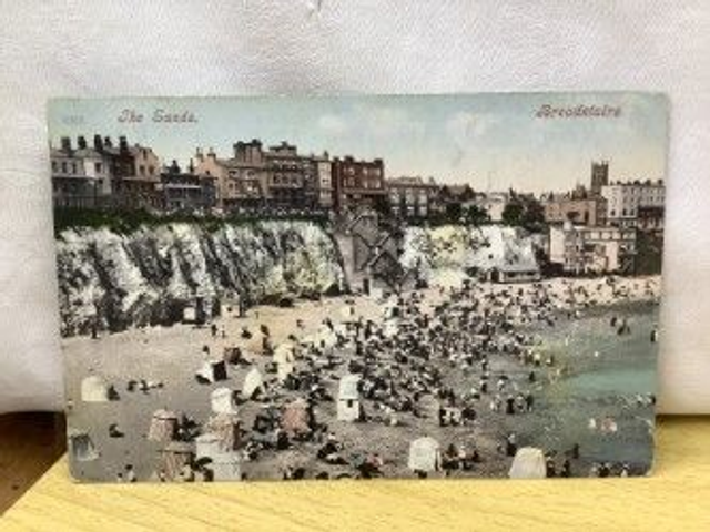 Broadstairs, The Sands, Kent, vintage unbranded No.6319 postcard. Our Ref No. R557 £2.50