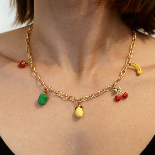 Collier fruits et légumes