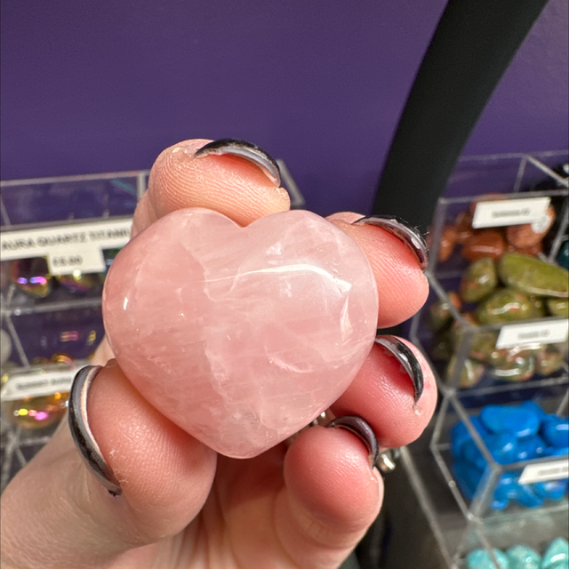 Rose Quartz Heart 