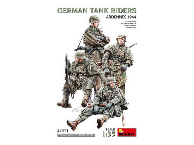 GERMAN TANK RIDERS. ARDENNES 1944 - miniart 35411 1/35