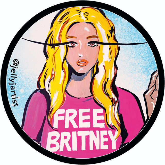 Vintage Free Britney Sticker