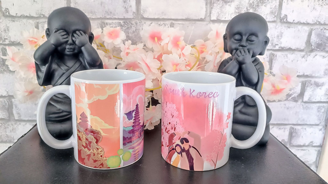 Mugs Thème asiatique Part1 (Corée du Sud & Japon)