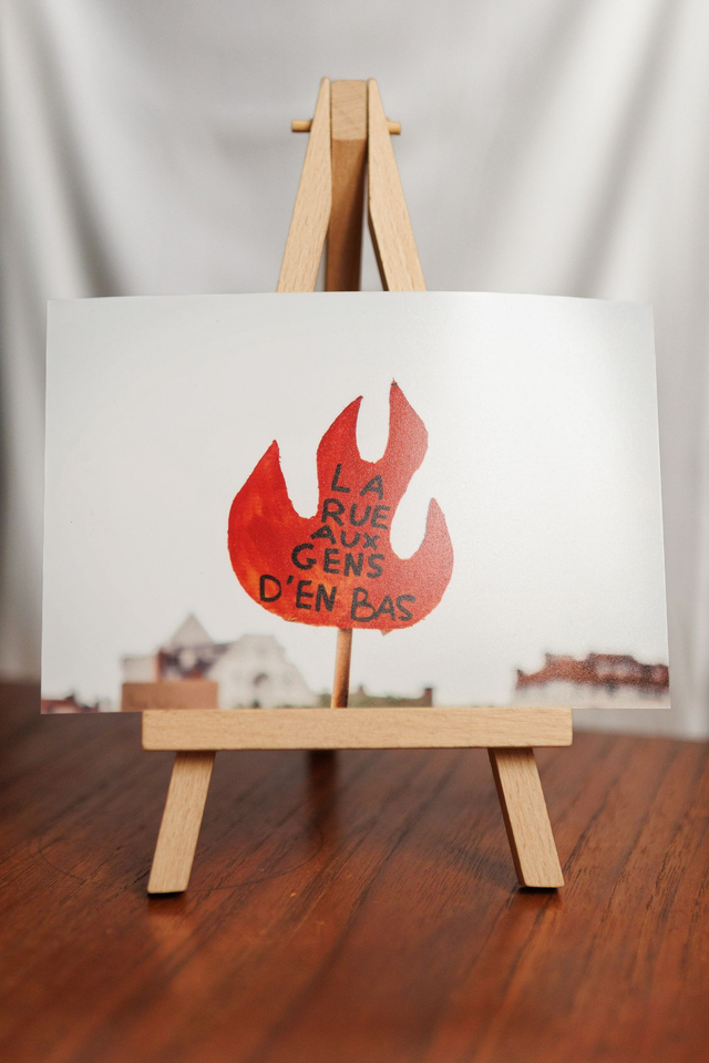 Print LA RUE AUX GENS D'EN BAS