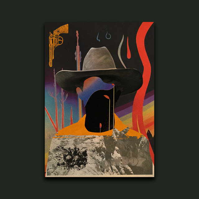 Portrait Of My Demons - Badge of Dust - A4 Limited Print