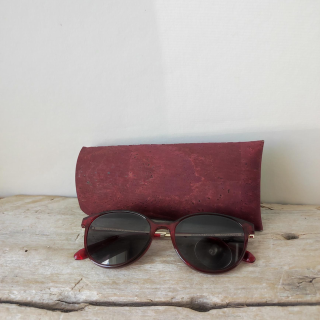 Pochette Lunettes Sun Liège Prune
