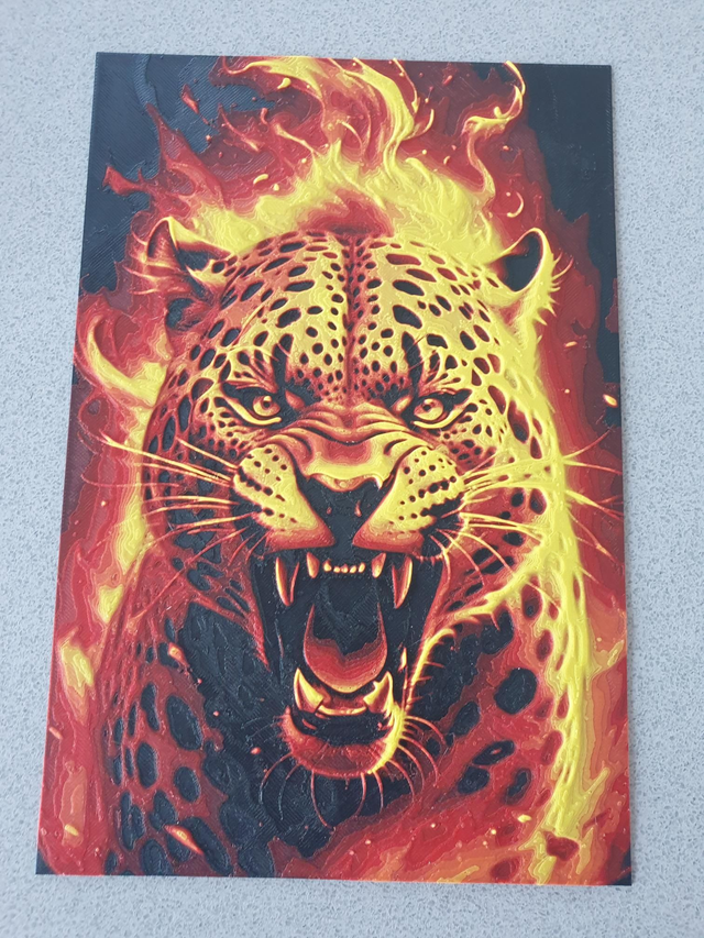 Plaque Deco Panthere Tigre