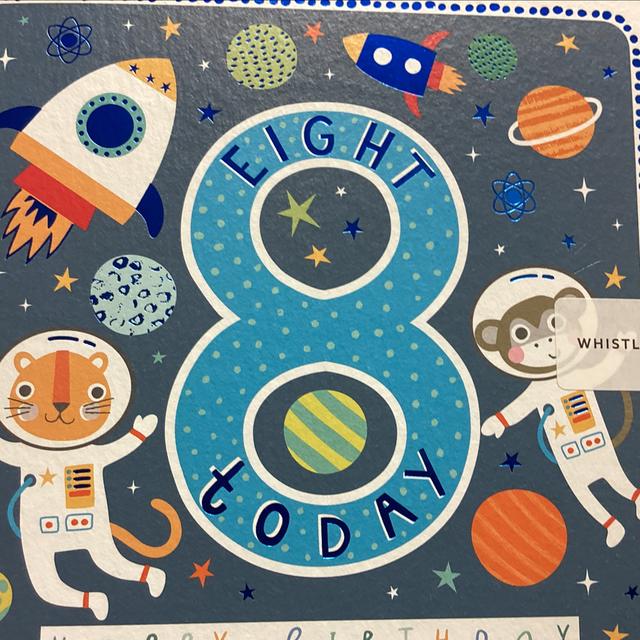 Birthday Age 8th (Rocket) WF