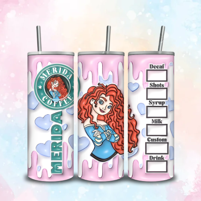Tumbler Starbuck 3D Rebelle 