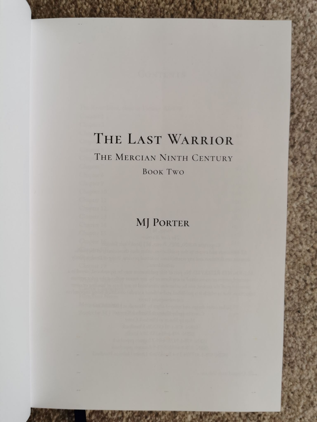 The Last Warrior 5th Birthday Limited Edition Hardback with Jacket design (Preorder)