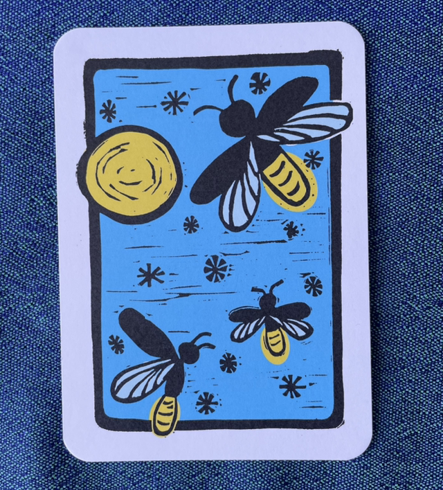 Fireflies Postcard