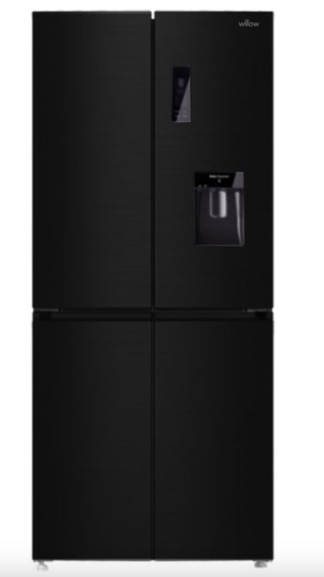 Willow WSBS4MDB/GR 4 Door Total No Frost American Fridge Freezer