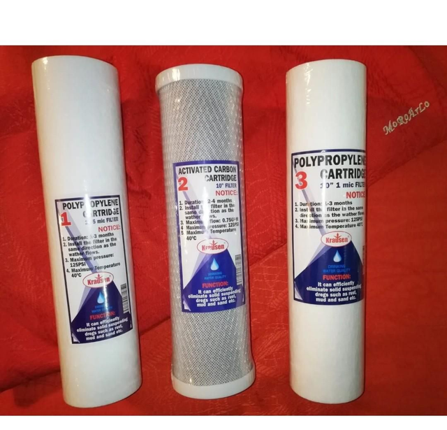 Kit 3 filtri per depuratore acqua osmosi 