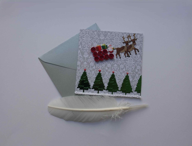 Noël au-dessus de la forêt