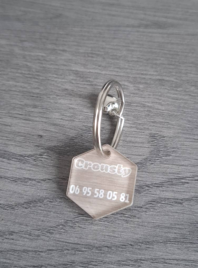 Medaillons Impression Marron