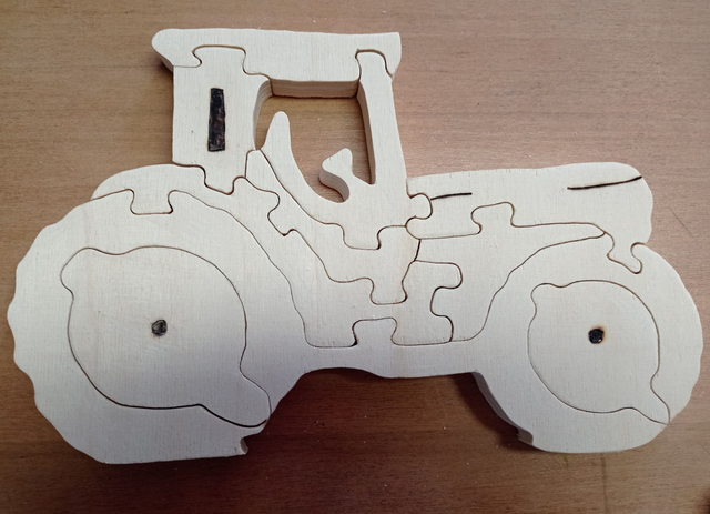 Puzzle tracteur