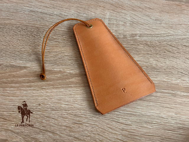 Tipi à clés en cuir - Coloris « Naturel » - Fabriqué à la main en France