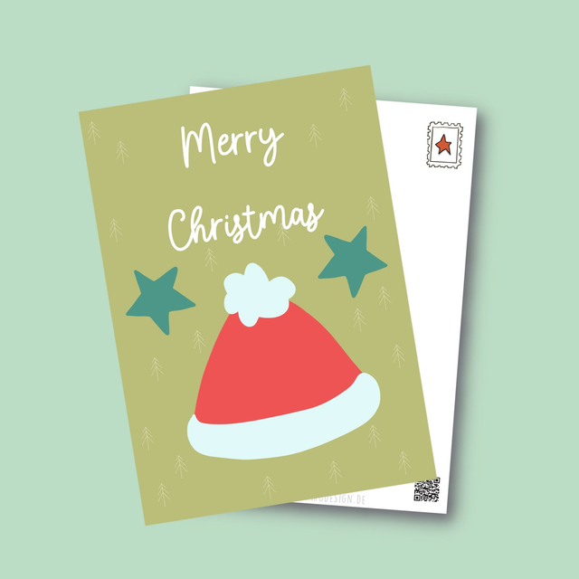 Merry Christmas Weihnachtskarte