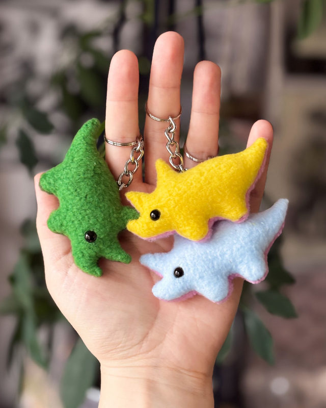 Brelok pluszowy triceratops