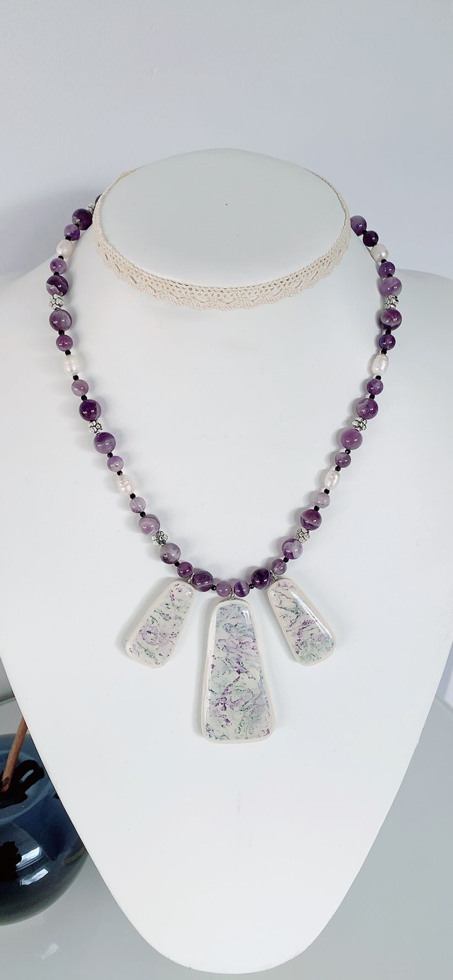 Collier "Trilogie d’Éclats" 