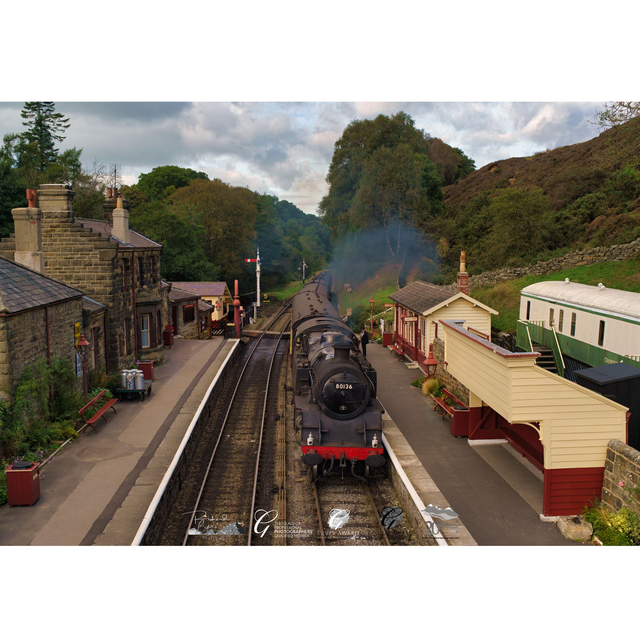 Arriving at Goathland