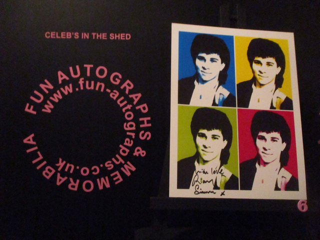 Ricky Simmonds Authentic Autographed 10x8 Pop Art Limited Edition (6)