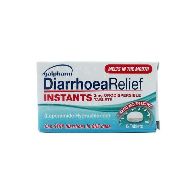 Galpharm Diarrhoea Instant Relief Tablets - 6's