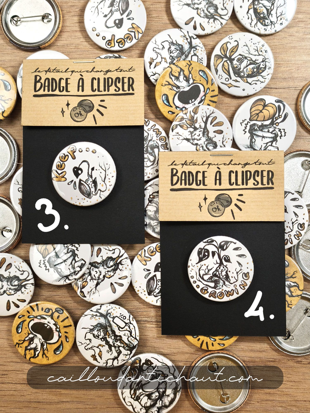 Badges mandragores duo