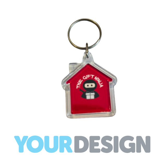 Promotional Keyrings - House Shape
