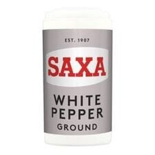 Saxa Ground White Pepper 25g