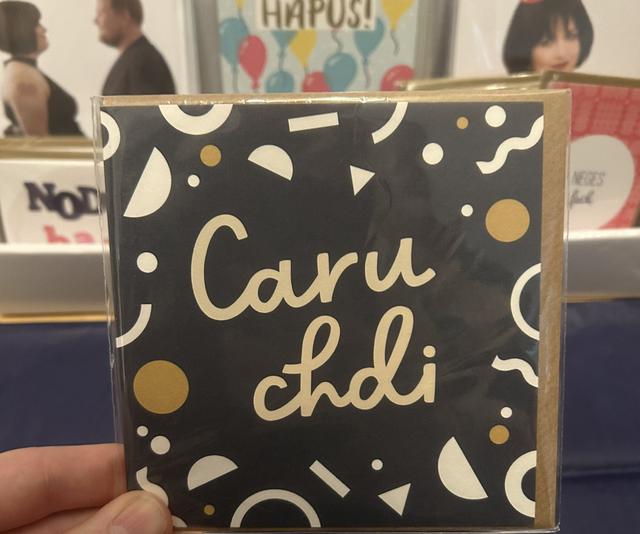 Nansi Nudd x Draenog Caru Chdi Card