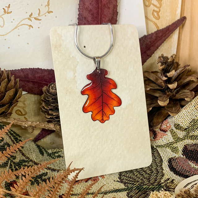 Collier Fée des Chênes - Moyen Rougeoyant