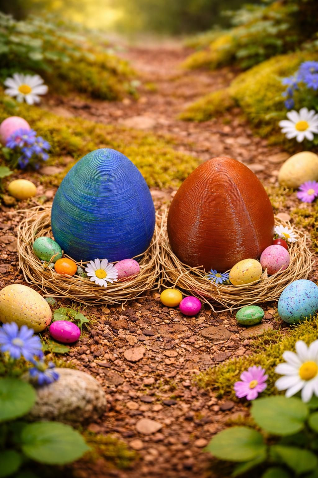 🥚 Mini Œuf Décoratif – Spécial Pâques