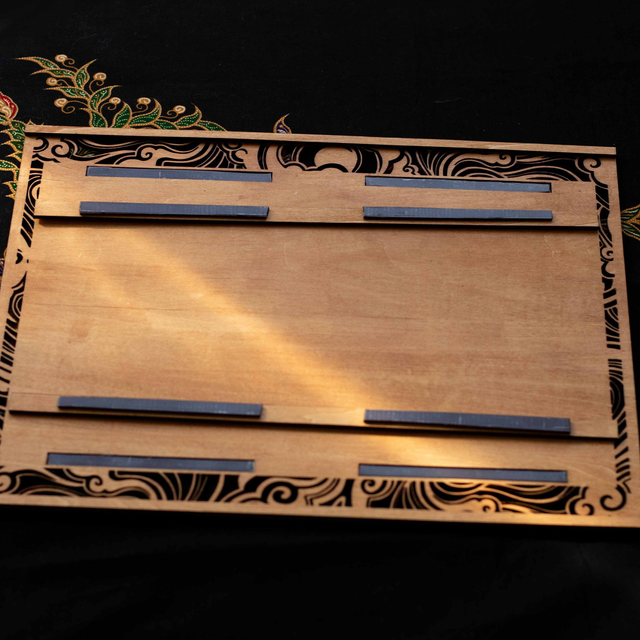 Cadres artisanaux en bois aimantés - A4 à A5