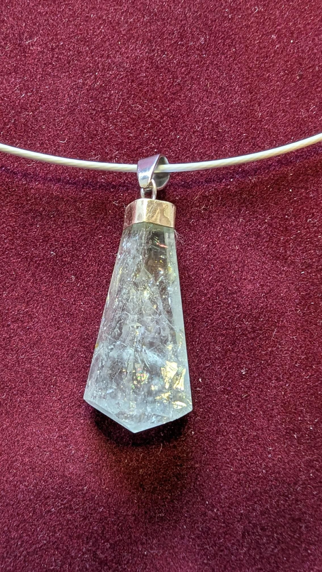 Tour de cou Aigue Marine 